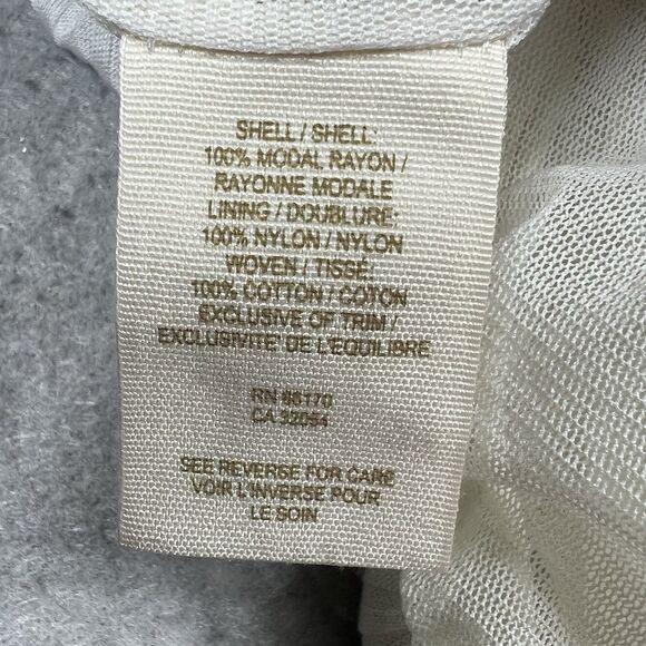 Free People Top Womens Size XS Eggshell Lace Tank Top New Romantics Sleeveless - Picture 9 of 11